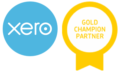 Xero Gold Champion Partner logo - experts in xero